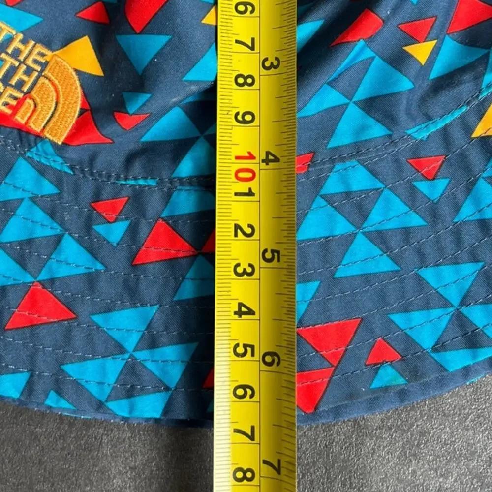 The North Face One Size Bucket Hat Multicolor Blue Geometric